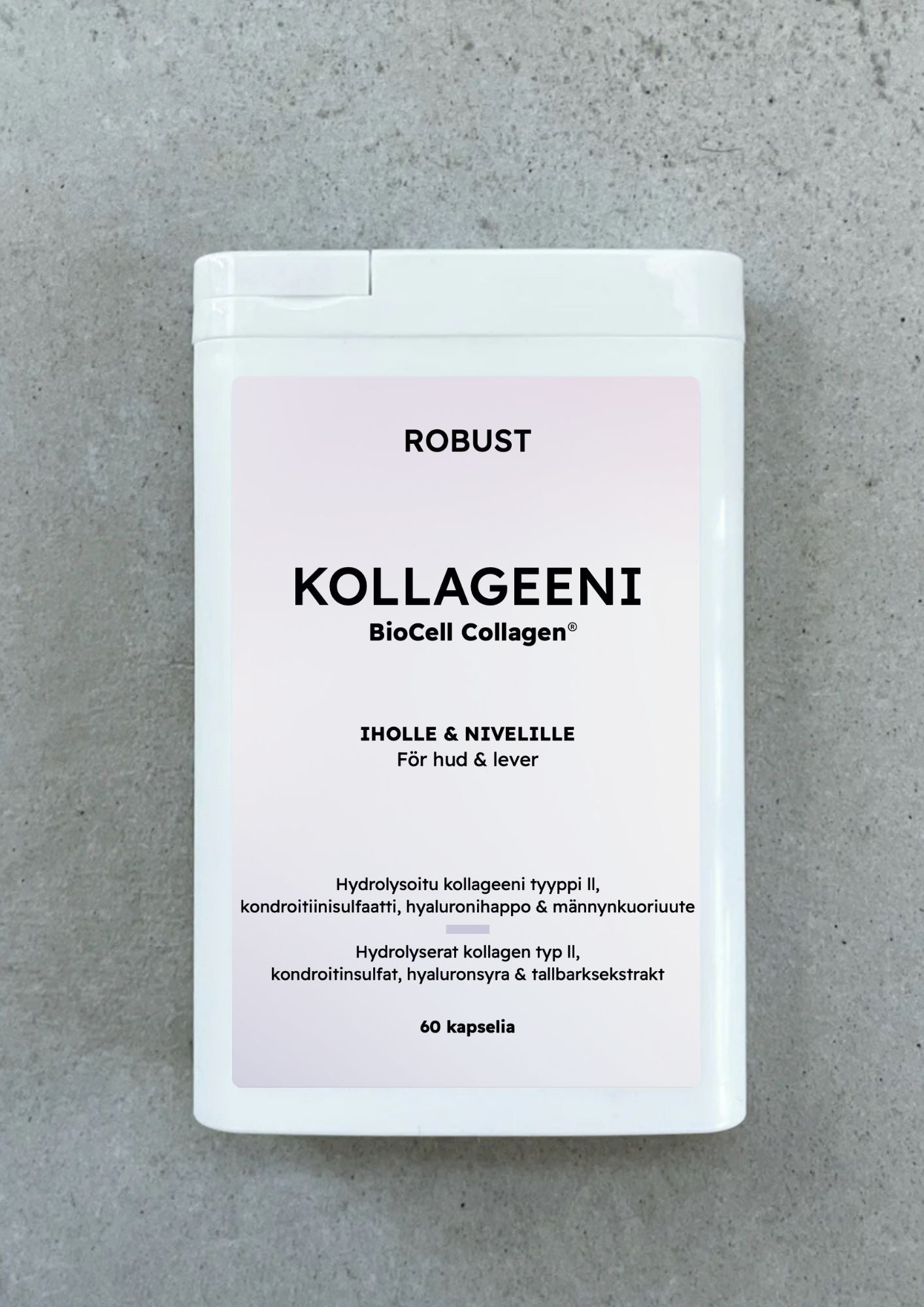 BioCell Kollageeni® + Hyaluronihappo 60 kaps.