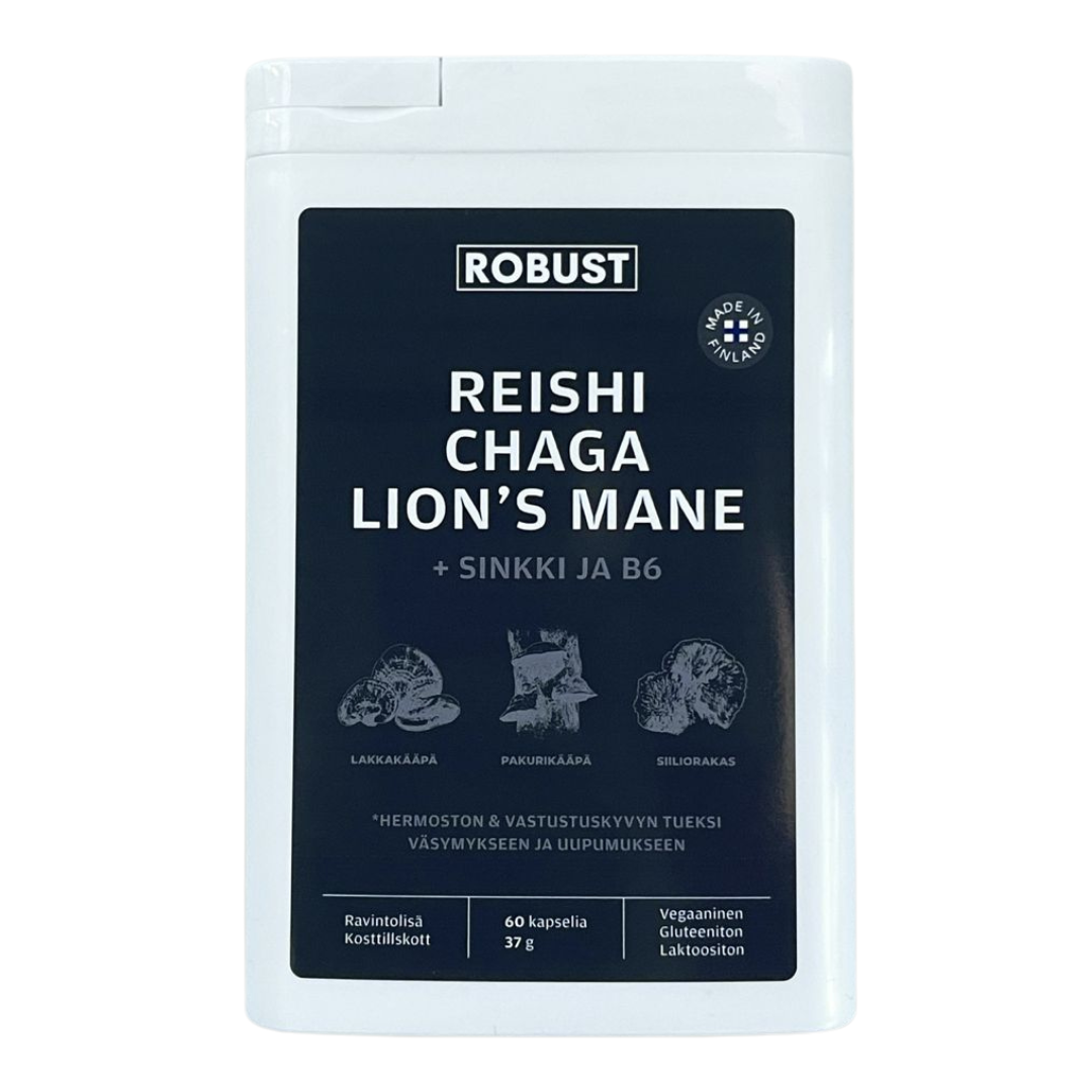 Reishi, Chaga, Lion's Mane 60 kaps.