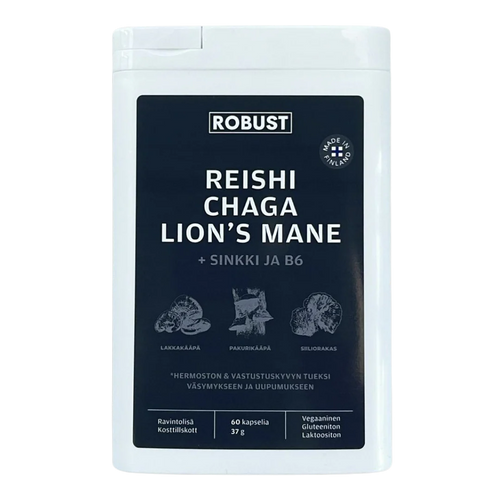 Reishi, Chaga, Lion's Mane