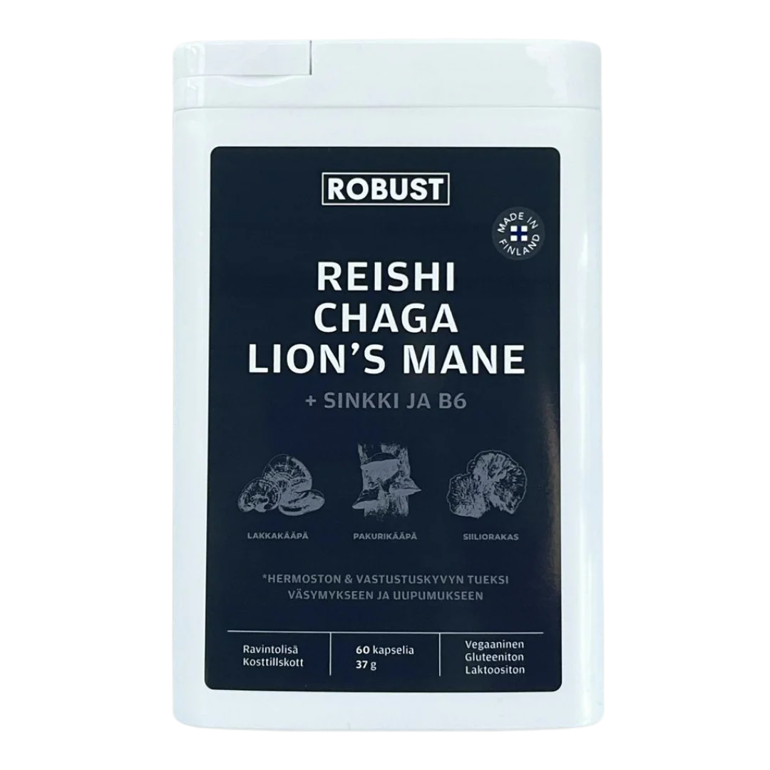 Reishi, Chaga, Lion's Mane