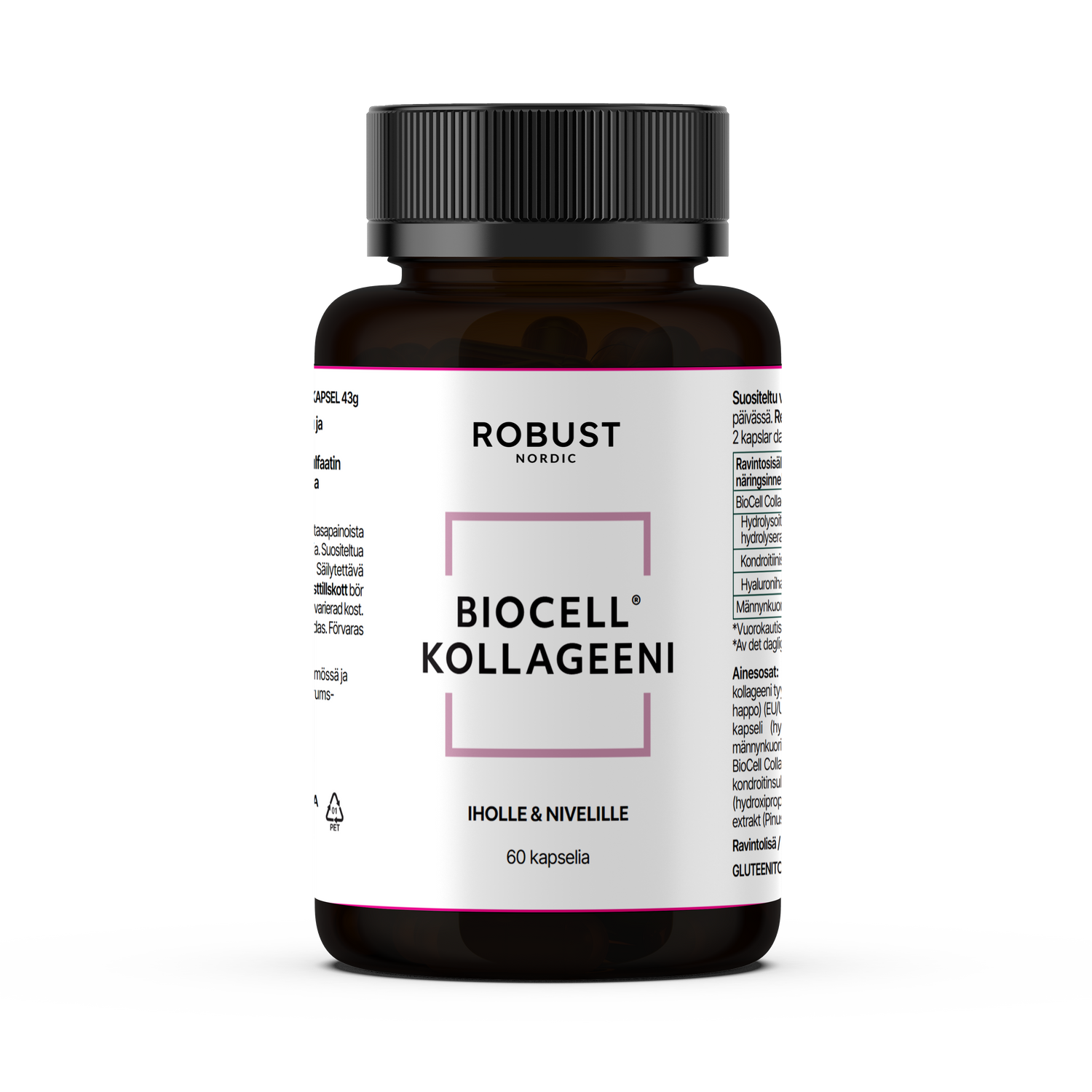 BioCell Kollageeni® + Hyaluronihappo 60 kaps.
