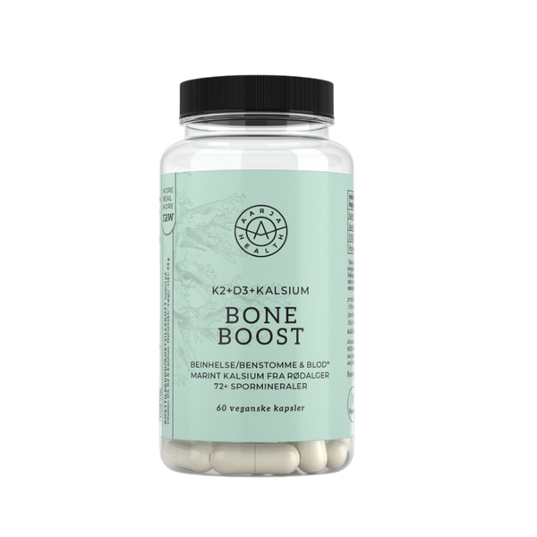 Bone Boost – Kalcium + D3 + K2, 60 kapslar