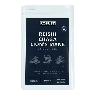 Reishi, Chaga, Lion's Mane